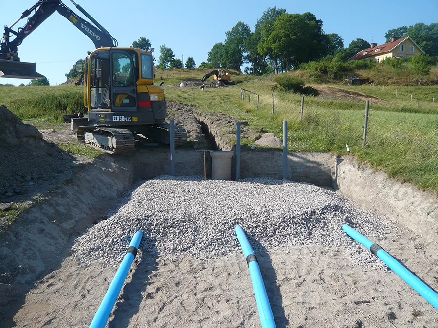 avlopp värmdö